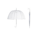 Paraguas plegable de plástico transparente impermeable 23&#39;&#39;8ribs